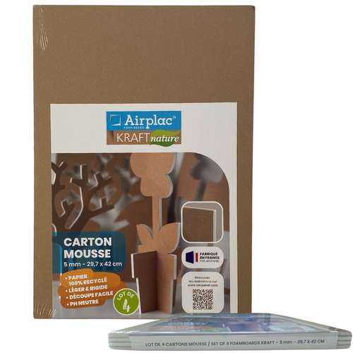 AIRPLAC® KRAFT Nature Leichtschaumplatten