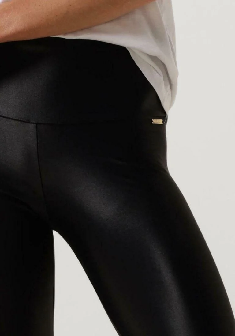 DEBLON SPORTS zwarte deblon sports legging shine leggings high waistband