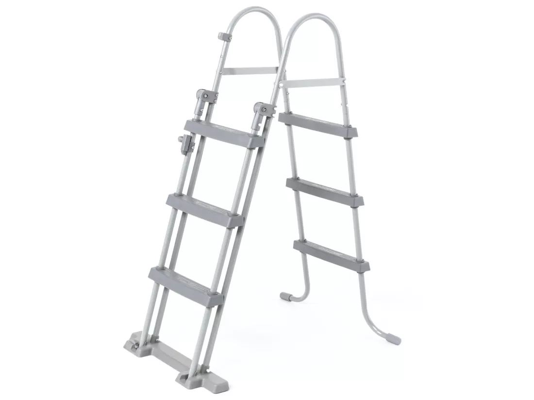 Piscine Gonflable Fast Set Bestway Imitation Rotin 457x107 cm Épurateur à Cartouche de 2 006 L/H Échelle