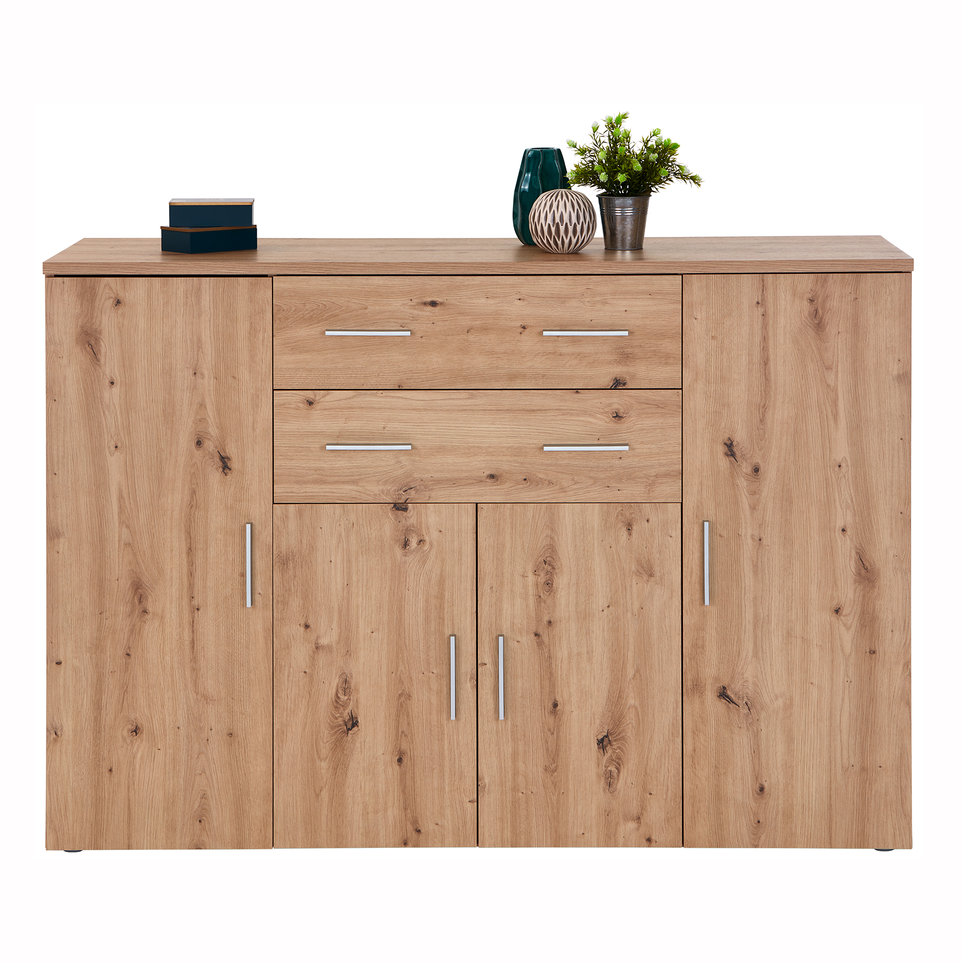 Kommode - Artisan Eiche - mit Übertiefe - 152 cm