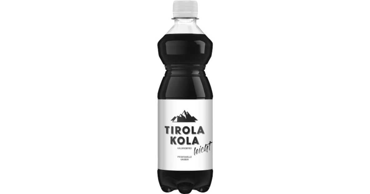 Privatquelle Gruber Tirola Kola leicht 0,5 Liter (Einweg)