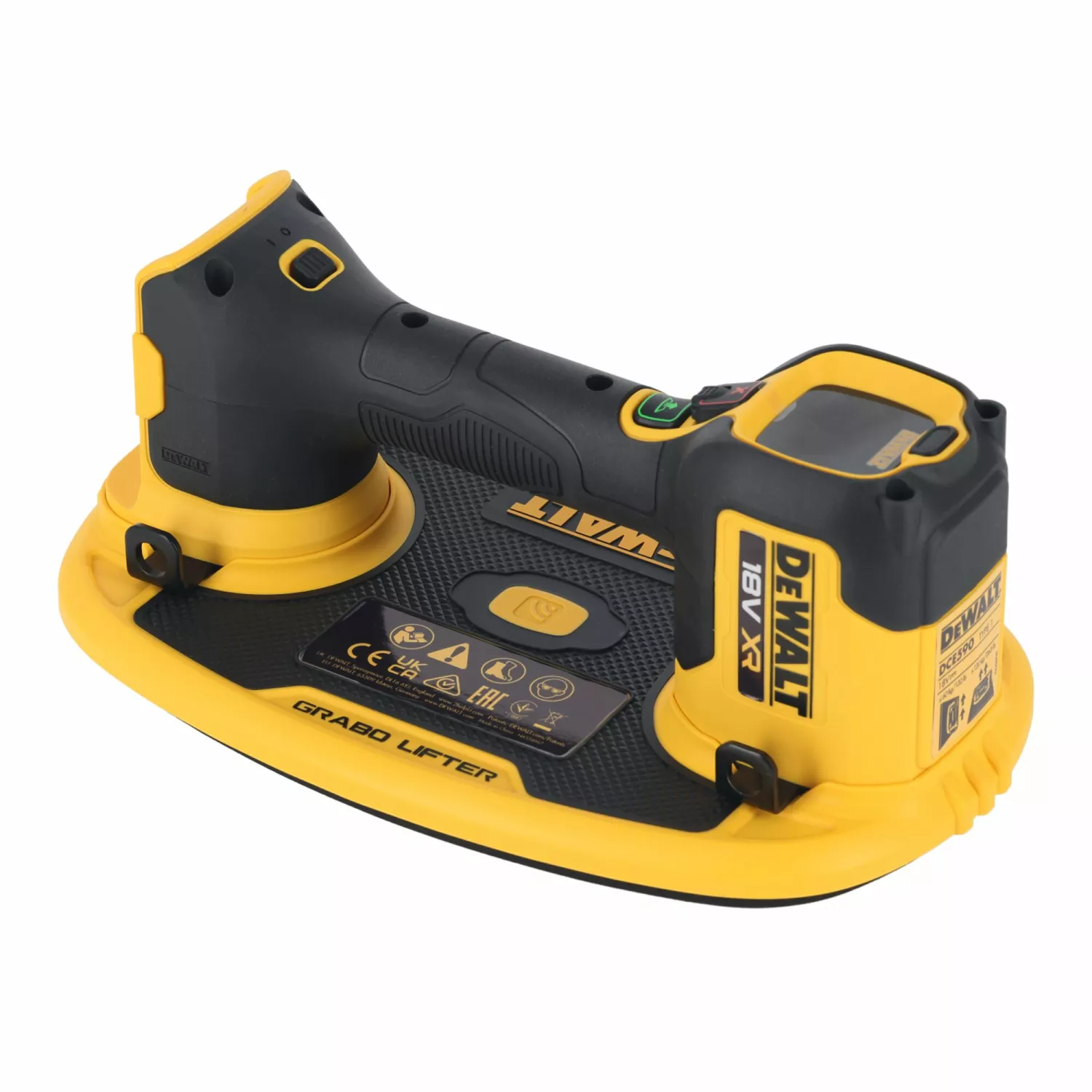DeWALT DCE590N 18V Li-ion accu Vacuüm Tegeldrager body - 120kg