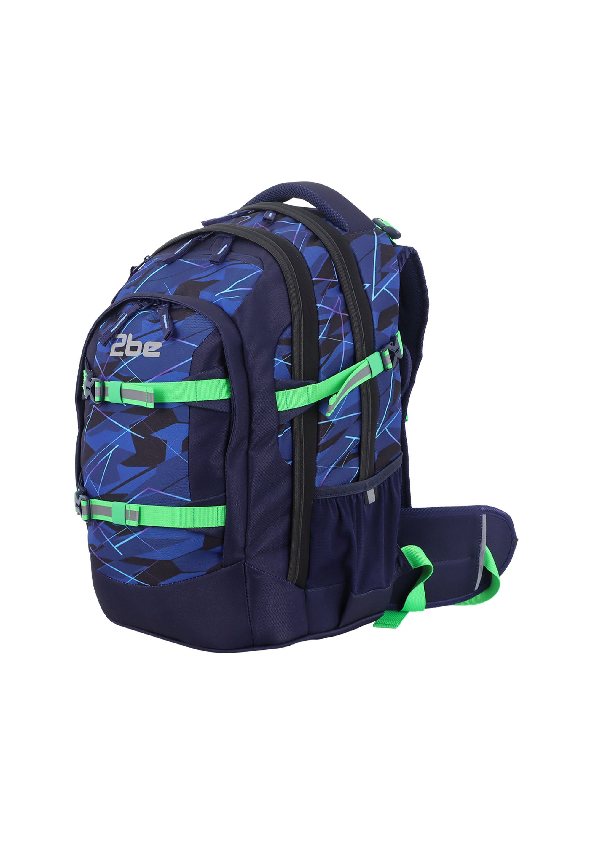 2be School Backpack Rugzak Marine Blauw