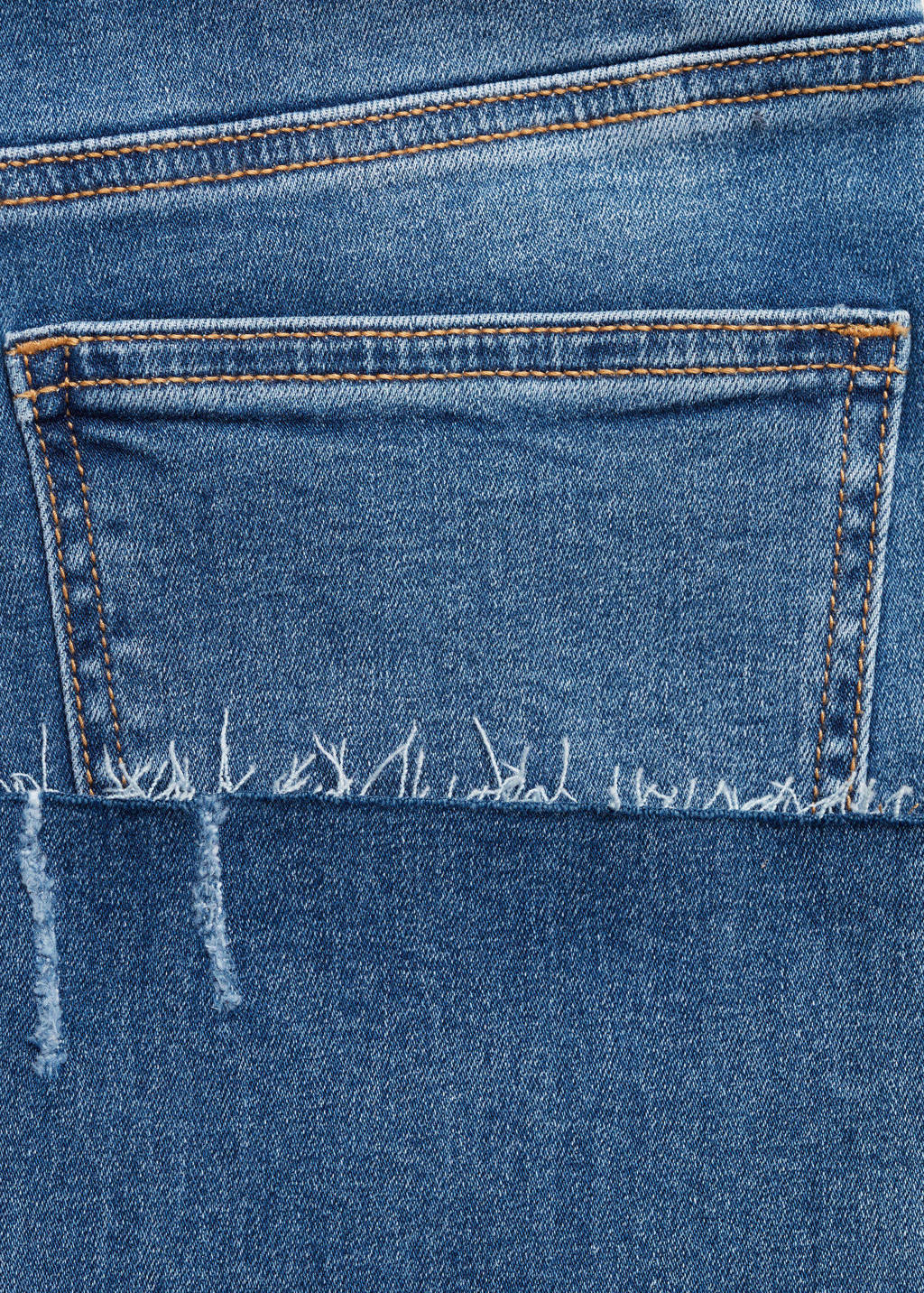 MANGO TEEN regular fit jeans changeant blauw