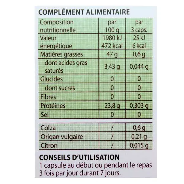 Pranarom Aromaforce Orgânico para Nariz e Garganta - 30 cápsulas