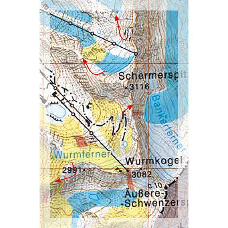 Freeride Map Obergurgl/Hochgurgl - Ski