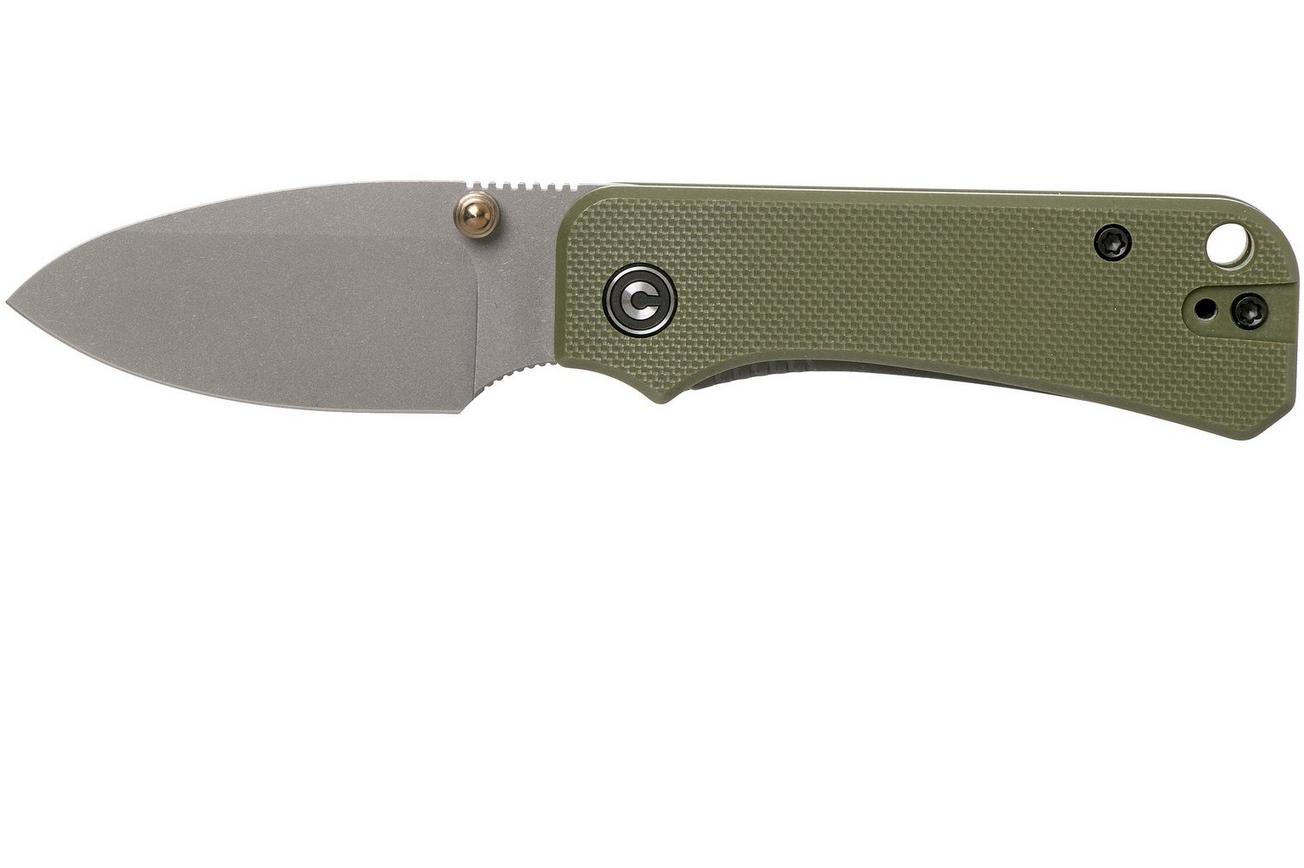 Civivi Baby Banter C19068S-5 Green G10, Stonewashed zakmes, Ben Petersen design