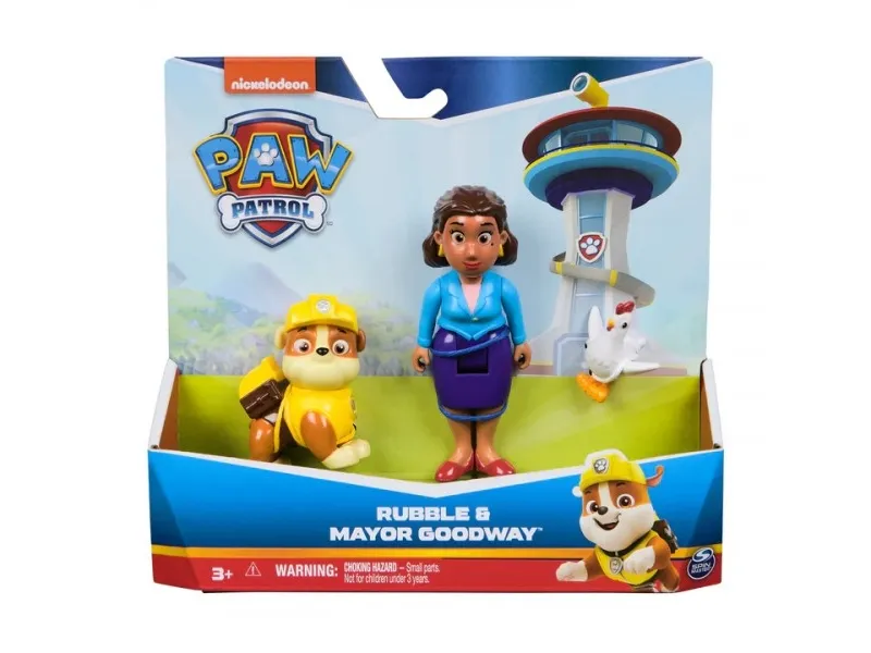Paw Patrol Hero Pup - Mayor Goodway & Rubble