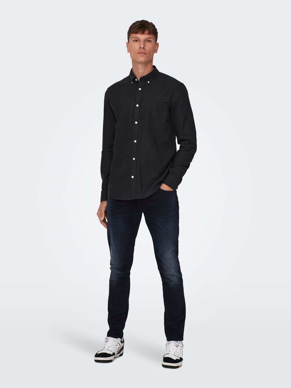 ONSGUDMUND Hemd Black