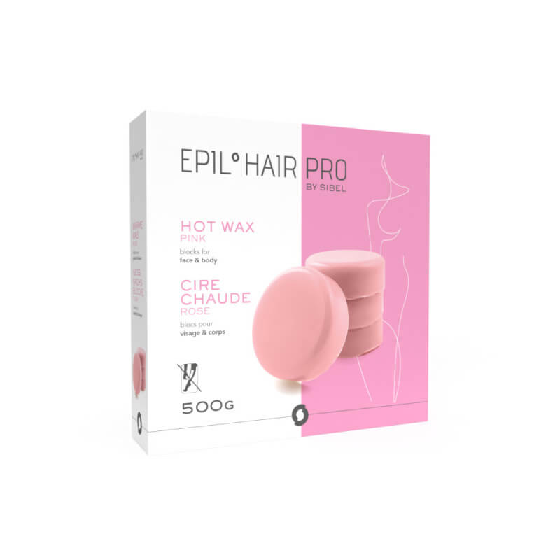 Pain de cire 500 Grs Rose Visage et Corps Sibel