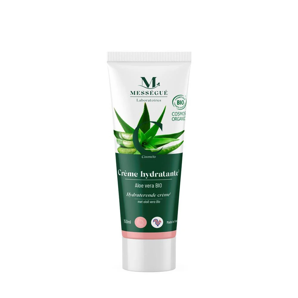 Crème hydratante visage corps et mains à l'aloe vera bio