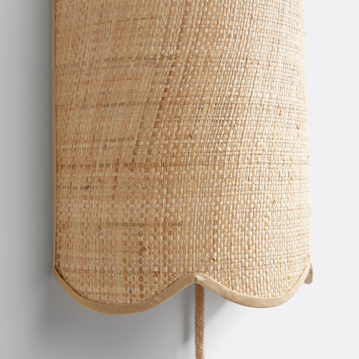 LA REDOUTE INTERIEURS<br>Candeeiro de parede em ráfia, Dolkie