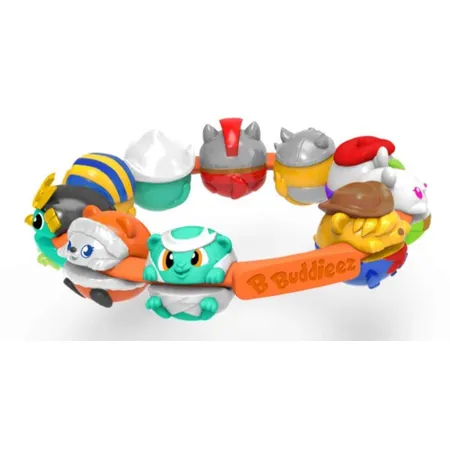 BBuddieez Storage Ball und 3 Buddieez, Aufbewahrungsball mit Platz für 8 Buddieez