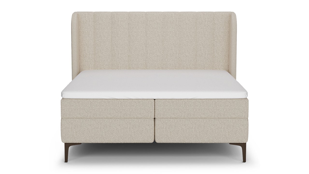 Boxspring Ivory - Soft teddy off white