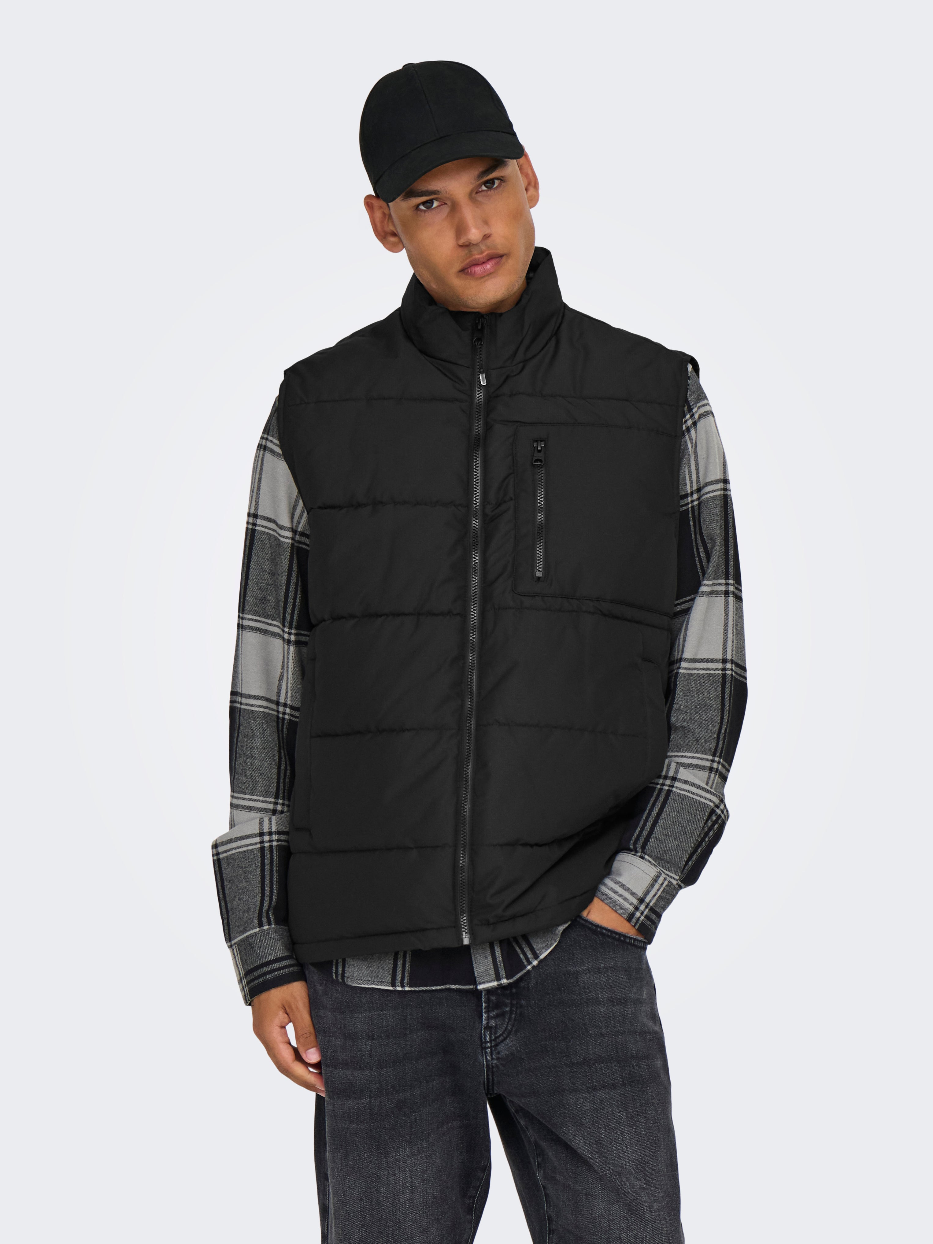 ONSJAKE Steppweste Black