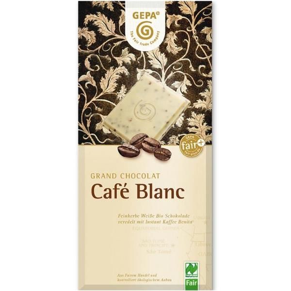 Chocolate Branco Com Café Bio