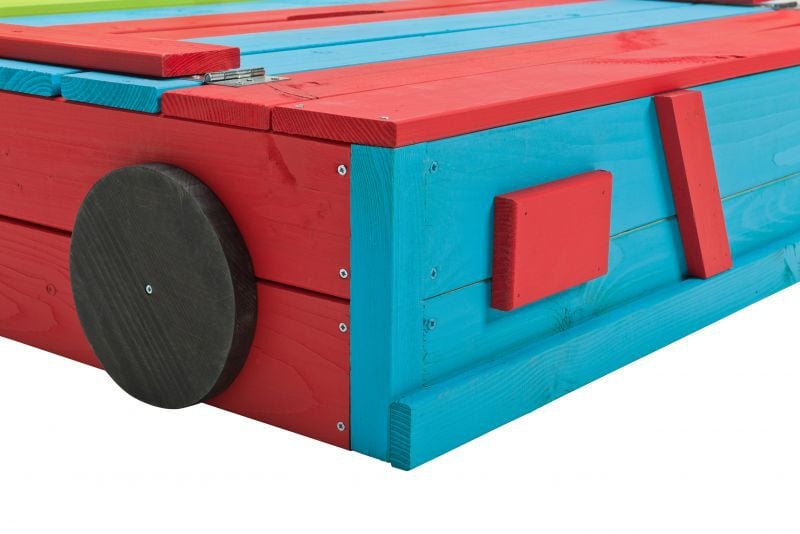 Swing King Auto - Zandbak - Geïmpregneerd fsc hout