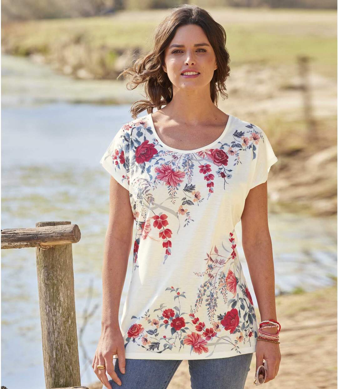 Tunique Fluide Imprimé Floral