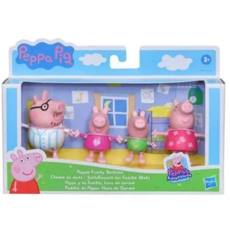 Hasbro Peppa Pig Peppa’s Adventures Familienfiguren 4er-Pack Sortiment, 1 Stück, 3-fach sortiert
