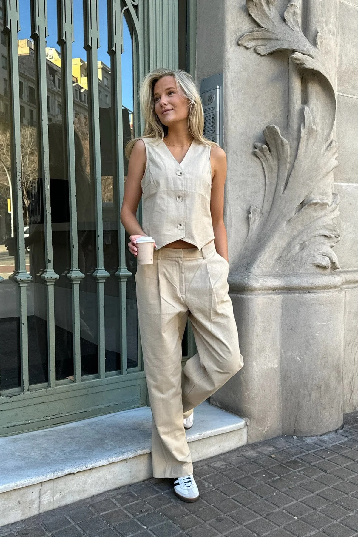 BYIC Celinaic Vest sand sand