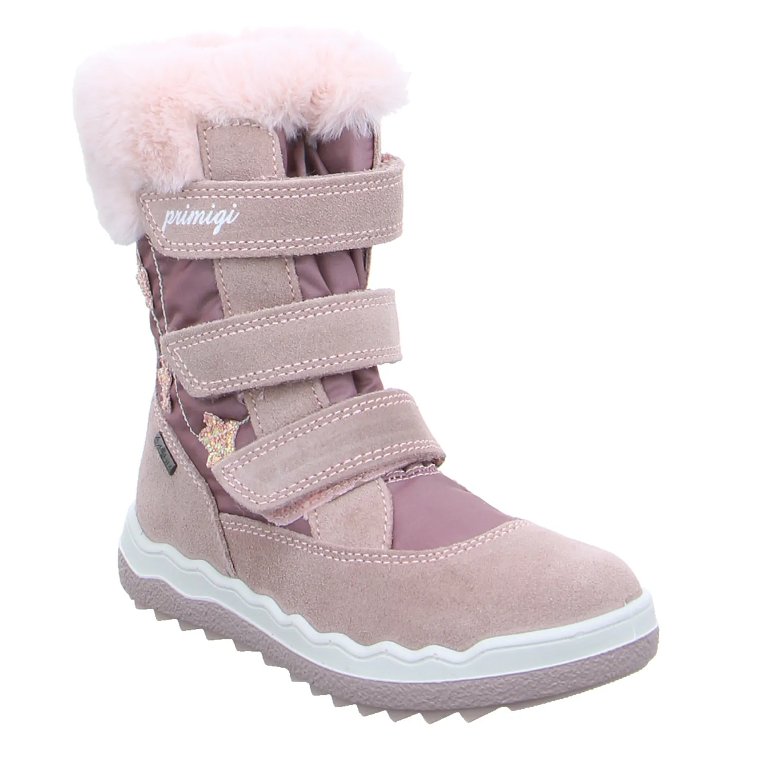 PRIMIGI Mädchen-Snowboot Membrane Rosa Textil  Winterstiefel