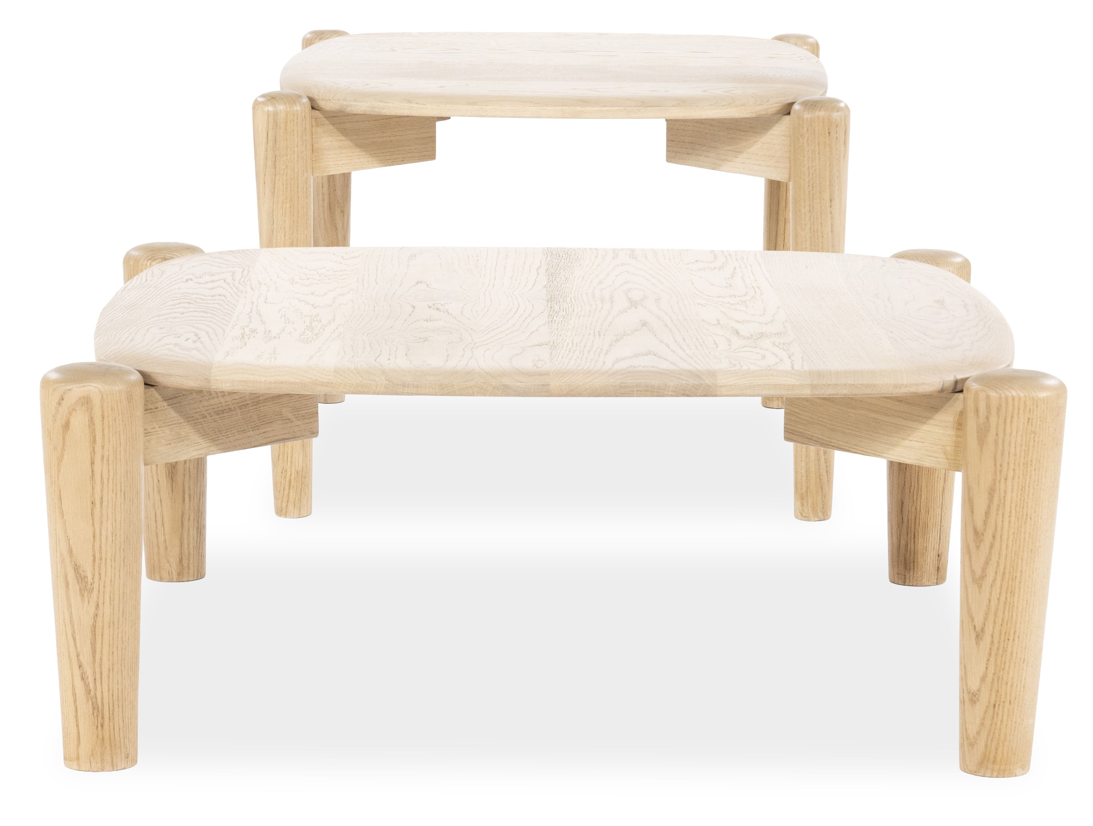 Salontafelset 96176 + 96177 Selbu B80 x D80 x H35 cm