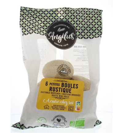 L’Angelus Mini Boules Rustique Bio (6 Stuks)