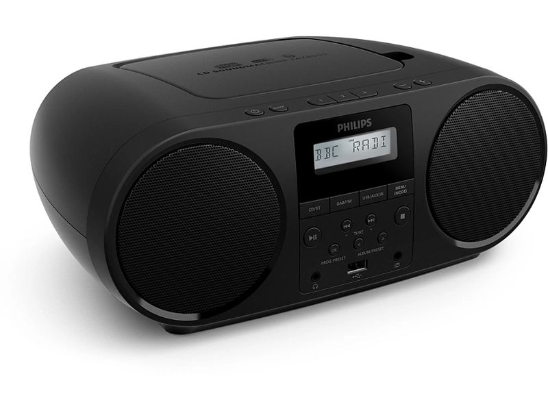 Philips Radio/CD-Player TAZ6000/10 Schwarz Tragbarer CD-Spieler und UKW-Radio