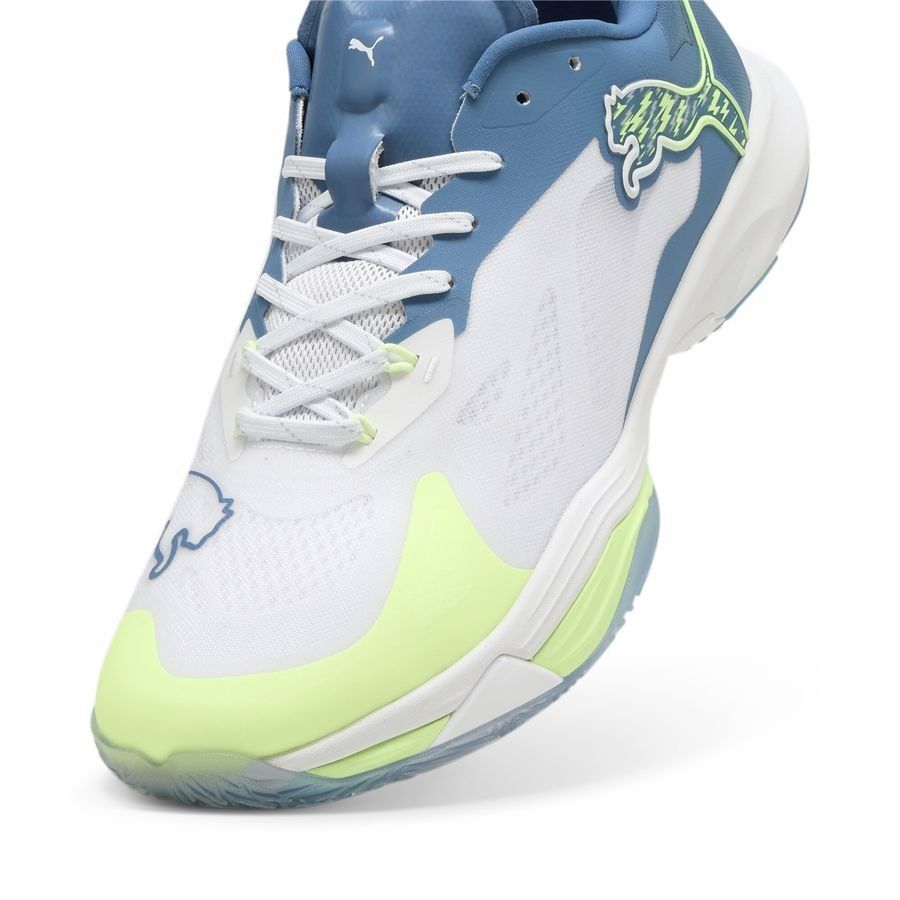 PUMA Chaussures d'entraînement Vintage Nitro - Blanc/Bleu/Fizzy Apple