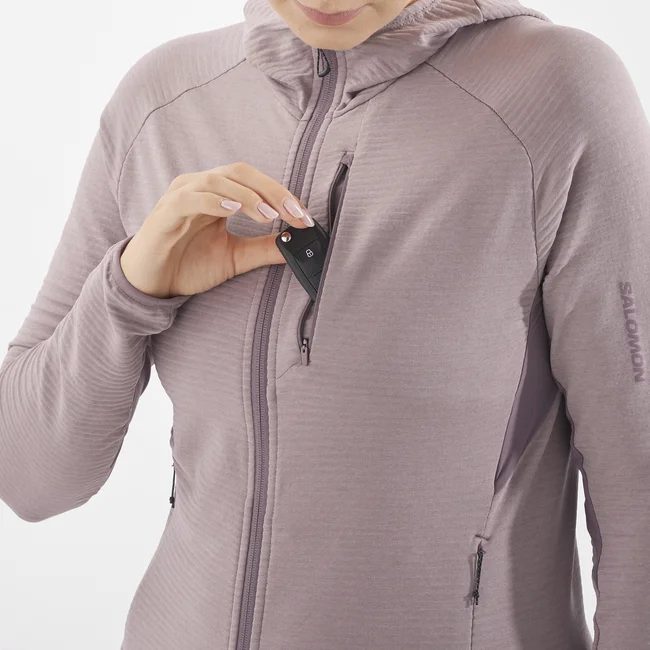 ESSENTIAL LIGHTWARM  Midlayer-Kapuzenjacke Damen