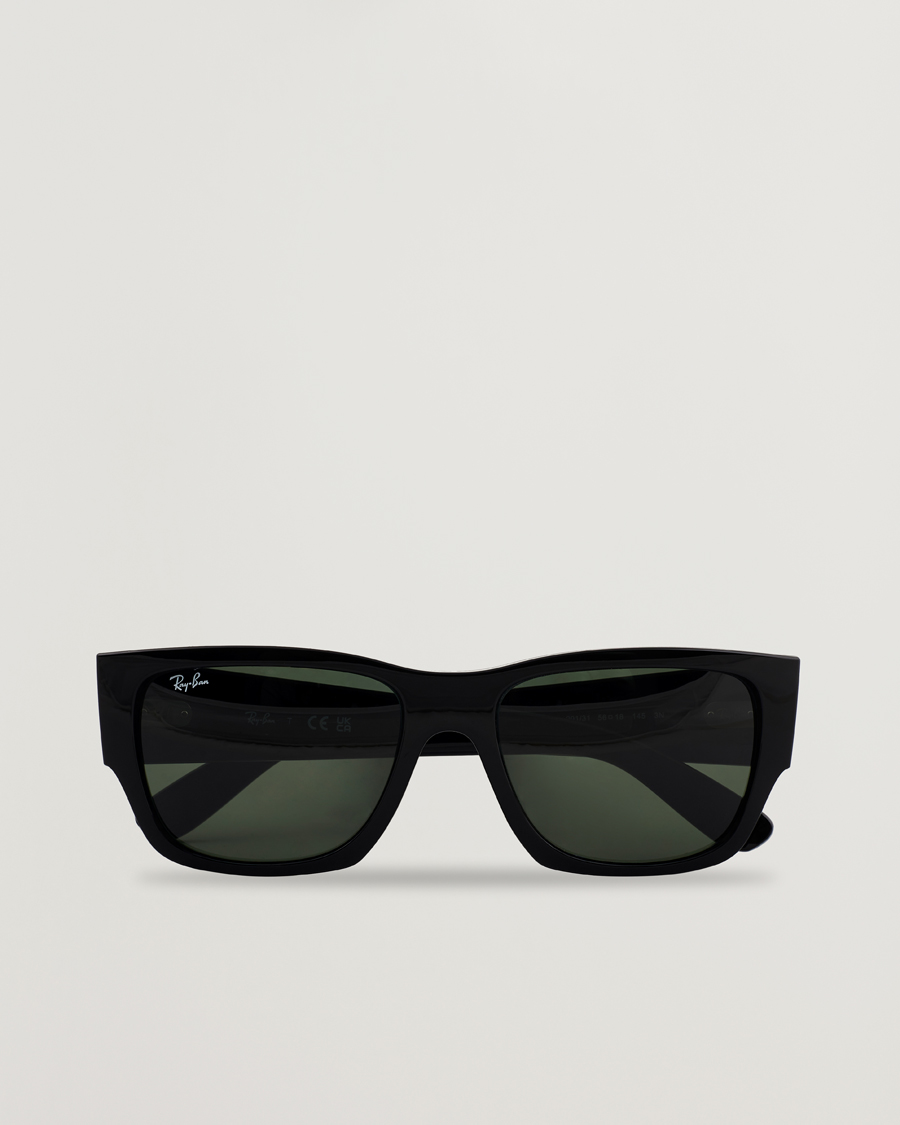 Ray-Ban Carlos Sunglasses Black/Crystal Green