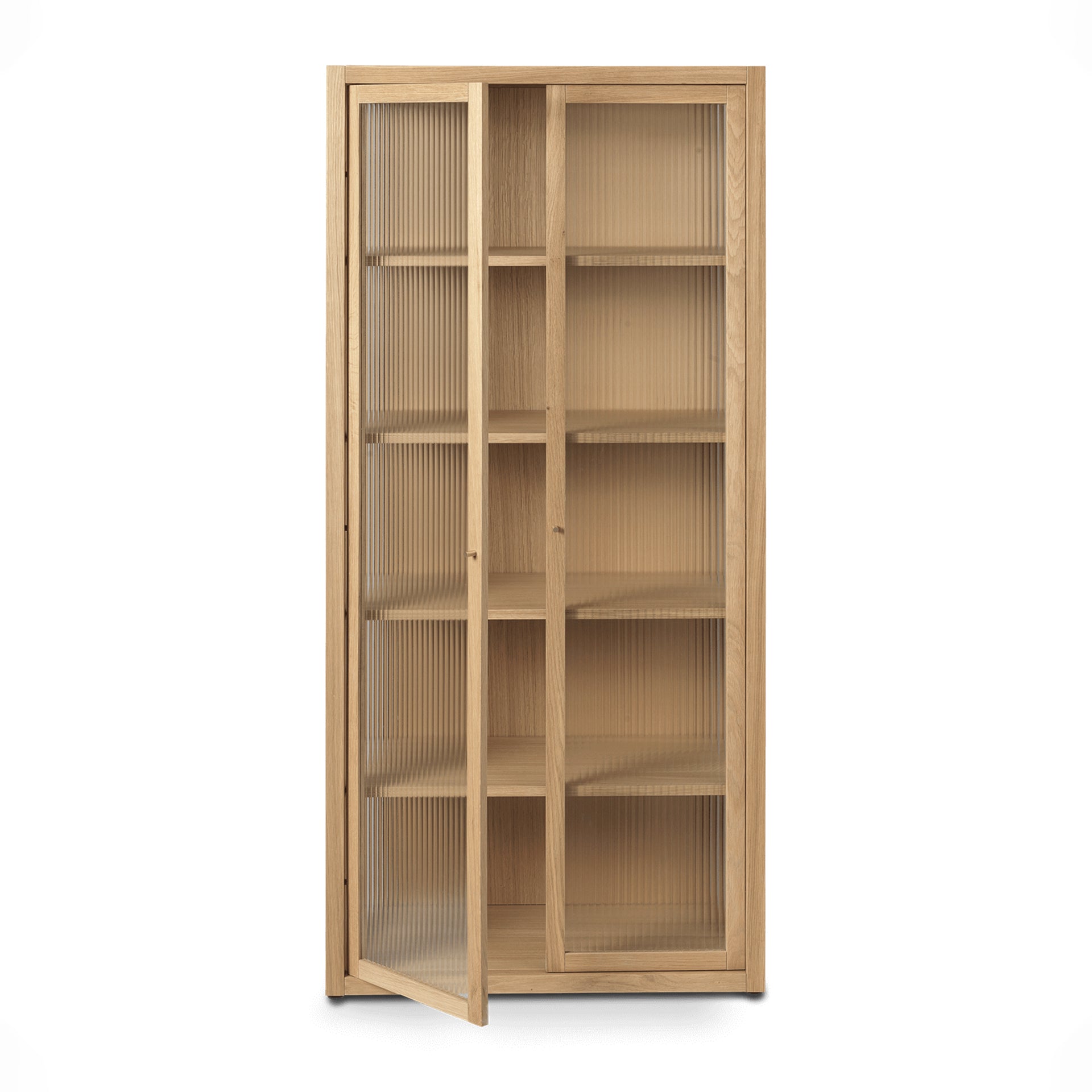 Ferm Living Reed Vitrinekast - Natural Oak
