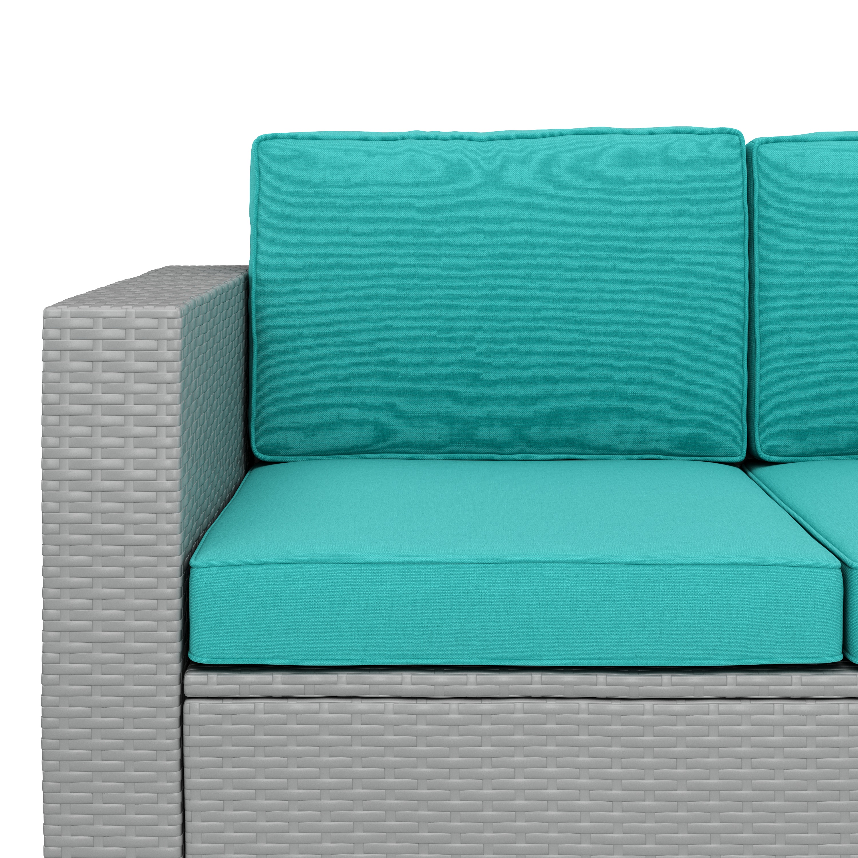 Ersatzkissen für Rattanlounge VENEZIA türkis