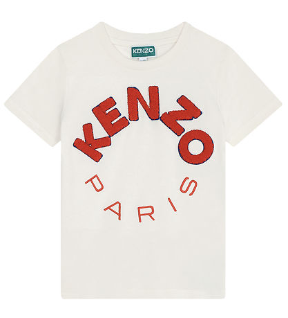 Kenzo T-shirt - Ivory m. R?d