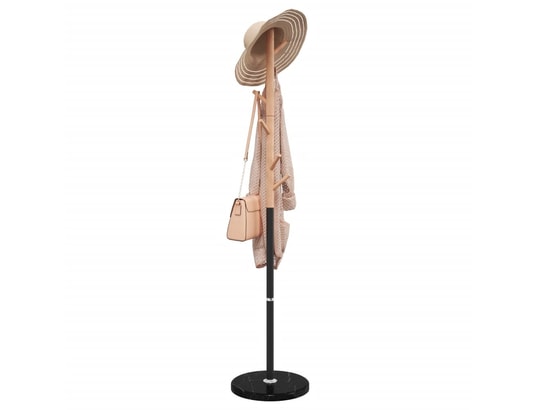 VIDAXL - Porte manteau Porte-manteau noir 172 cm fer enduit de poudre