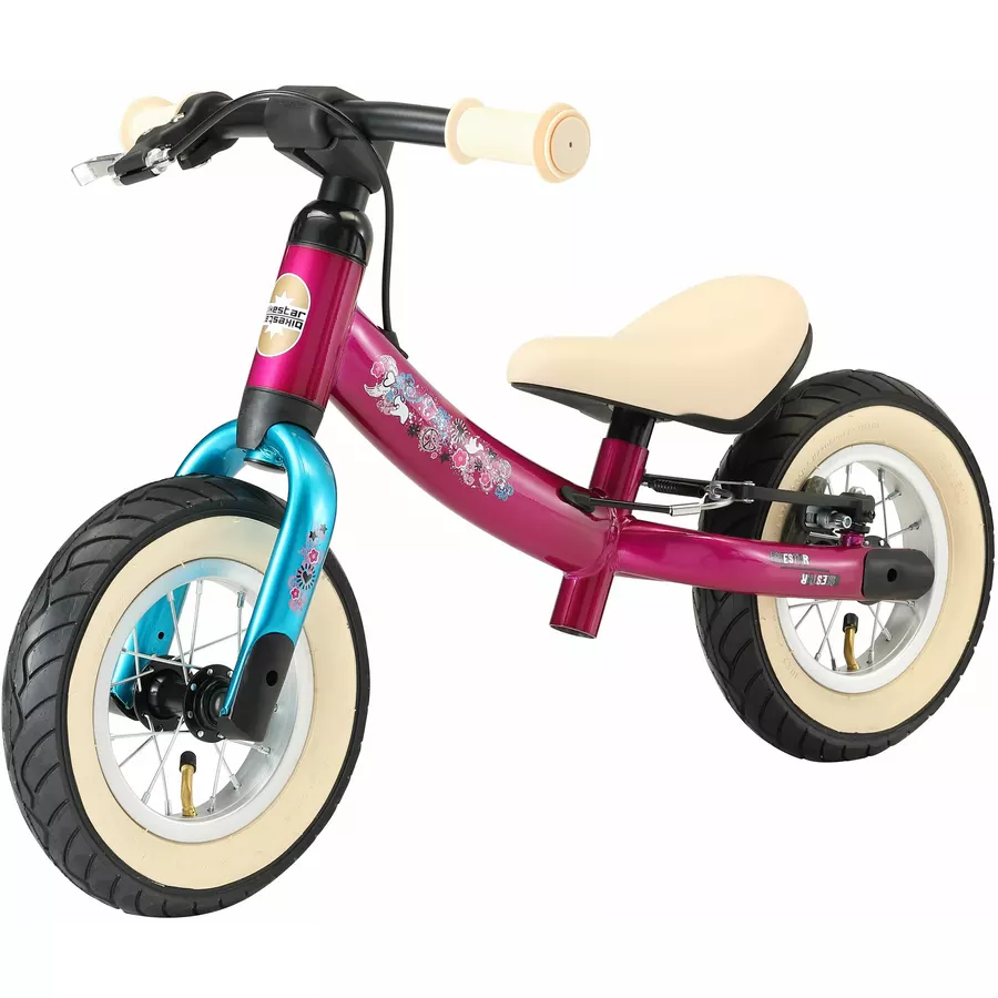 Bikestar Laufrad 10 Zoll Sport Flex berry, türkis
