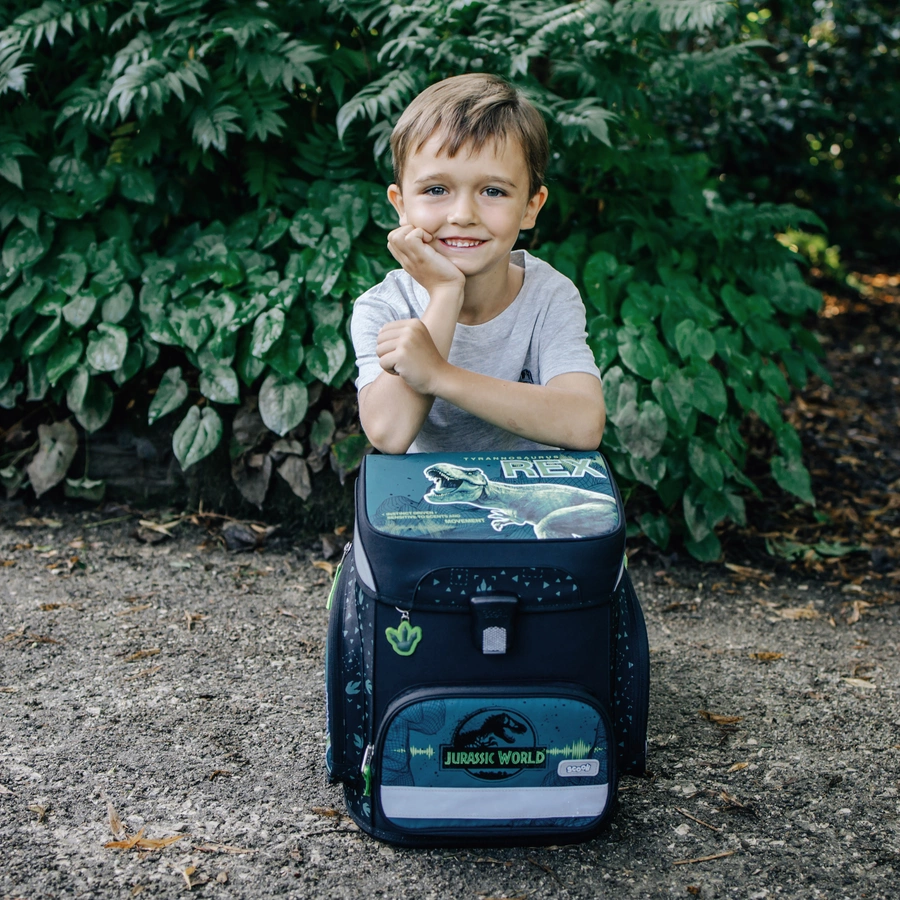 Scooli EasyFit Schulranzen - Set Jurassic World