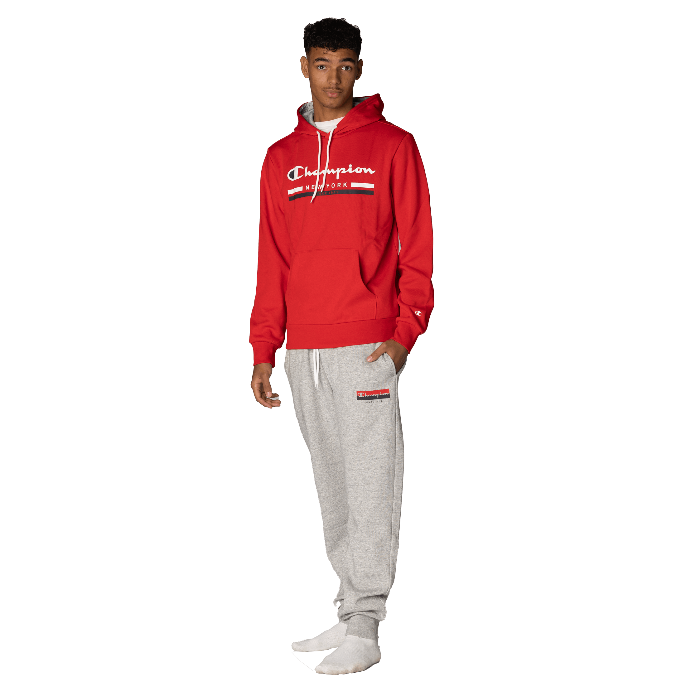 Champion Hooded Sweatshirt - Fritid og bomull