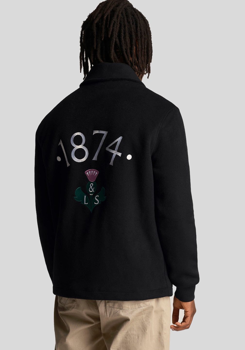 Lyle & Scott Hemdjacke mit Rückenprint