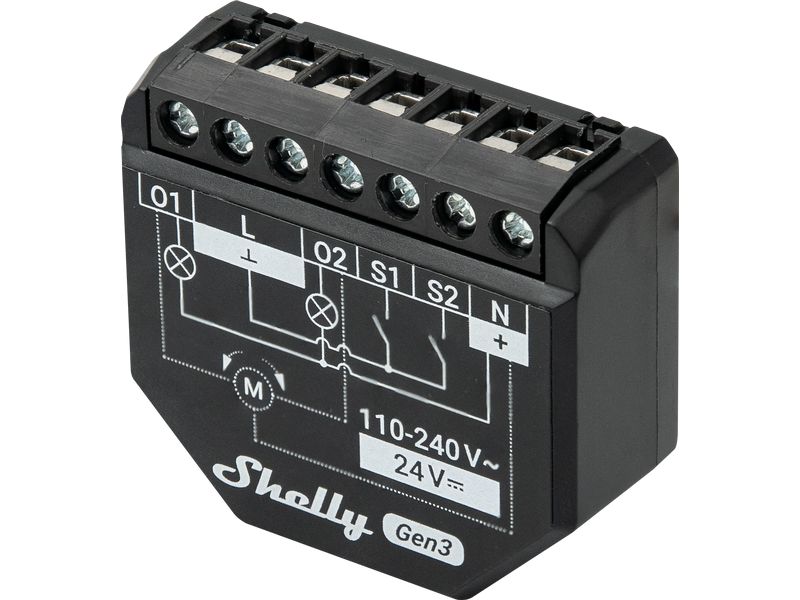 Shelly 2PM Gen3 WLAN 2-Kanal Schaltaktor