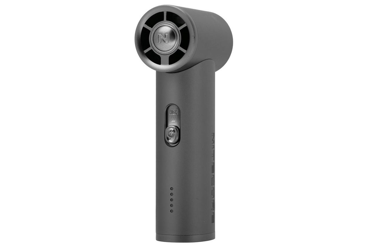 Nitecore NEF01 Mini High-Speed Handheld Fan, Metallic Gray, ventilator