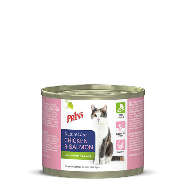 Prins Naturecare Cat - 200 Gram - zalm, kip