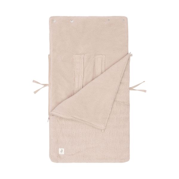 Jollein Grain Knit Voetenzak - Oatmeal