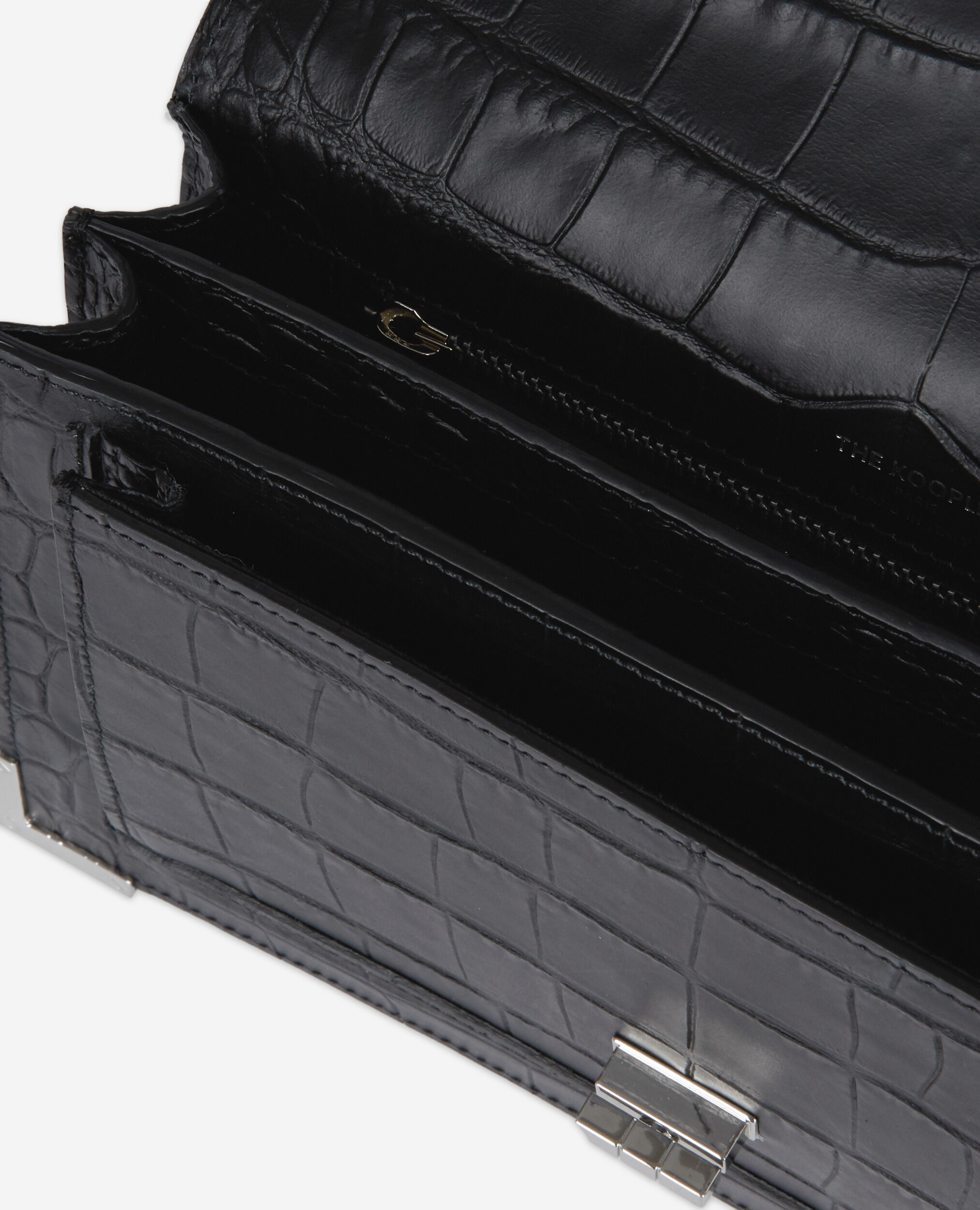Sac Emily medium en cuir noir