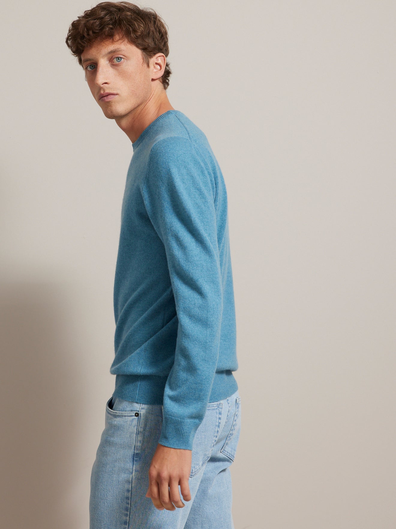 Pull col rond homme - Collection Cachemire