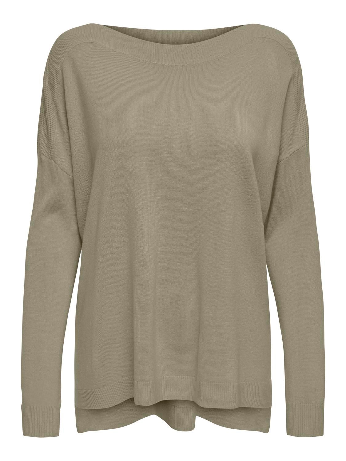 ONLAMALIA Strickpullover Weathered Teak