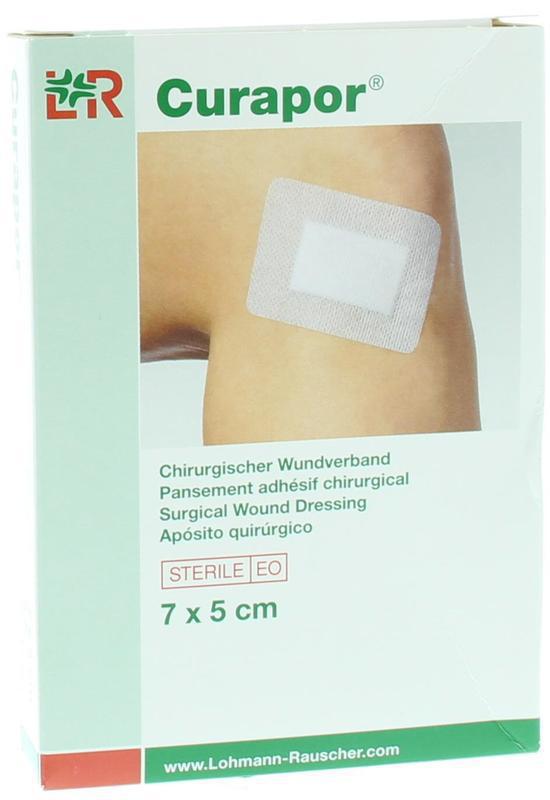 Curapor Wondpleister 7 x 5 cm steriel 5st