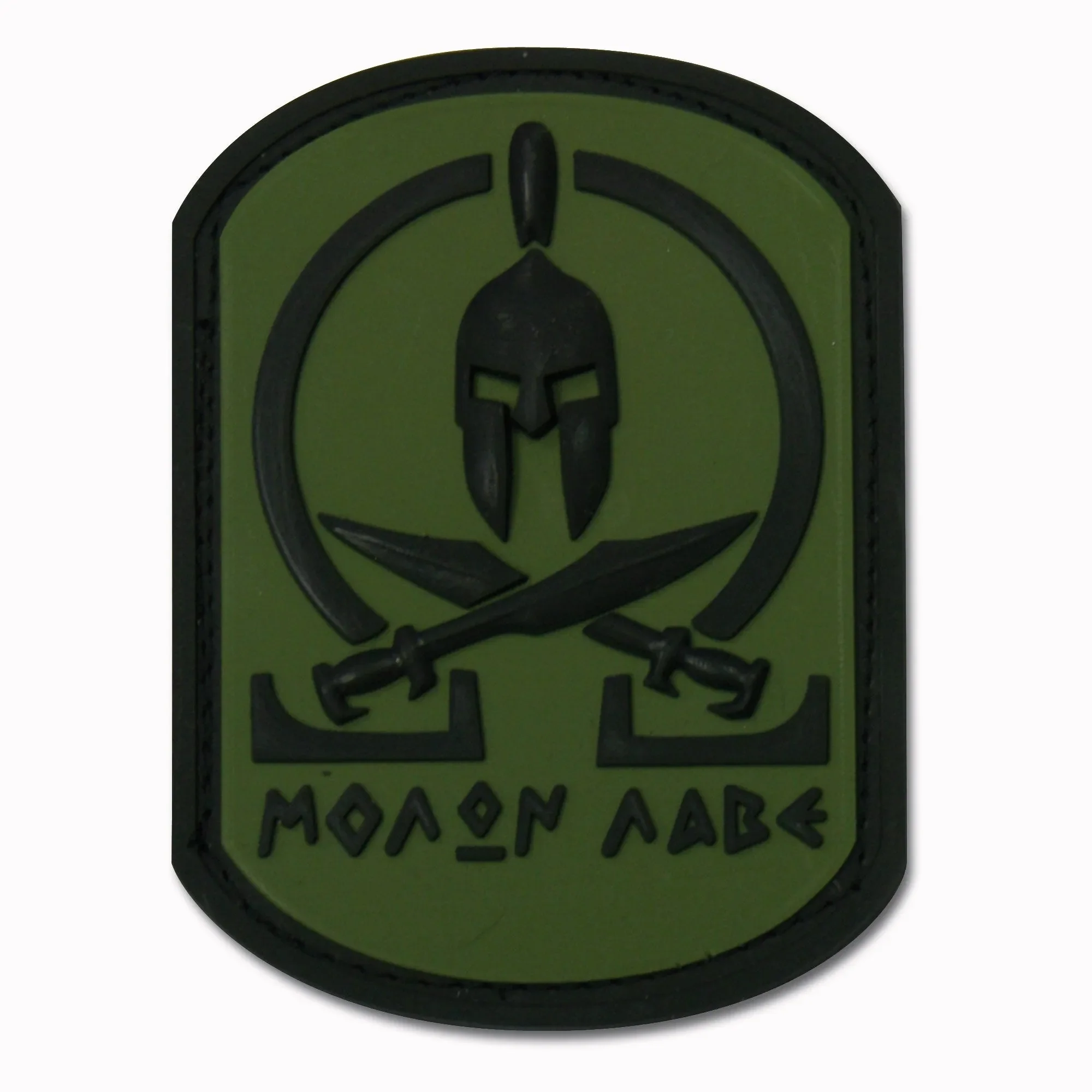 Jackets To Go -  3D-Patch Molon Labe Spartan oliv