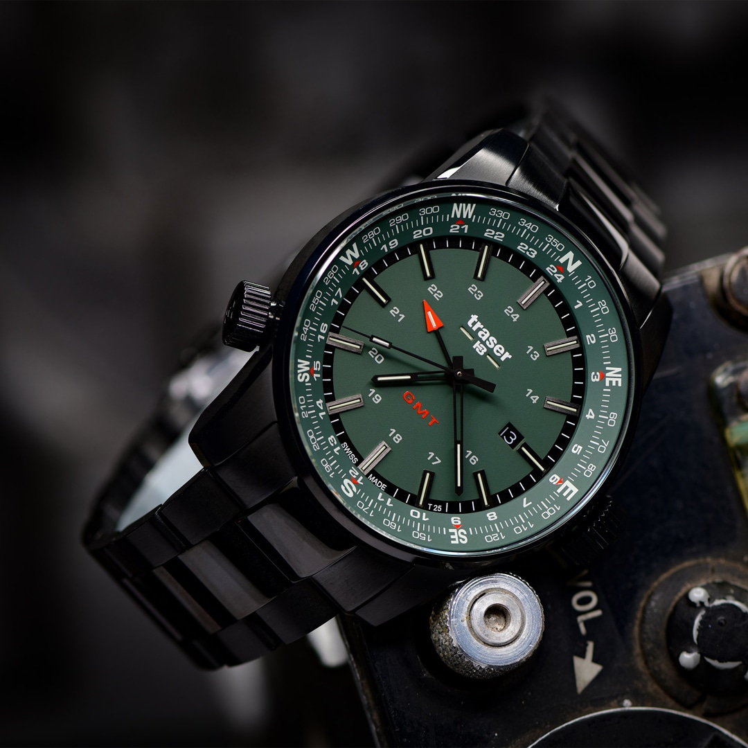 traser P68 Pathfinder GMT Green