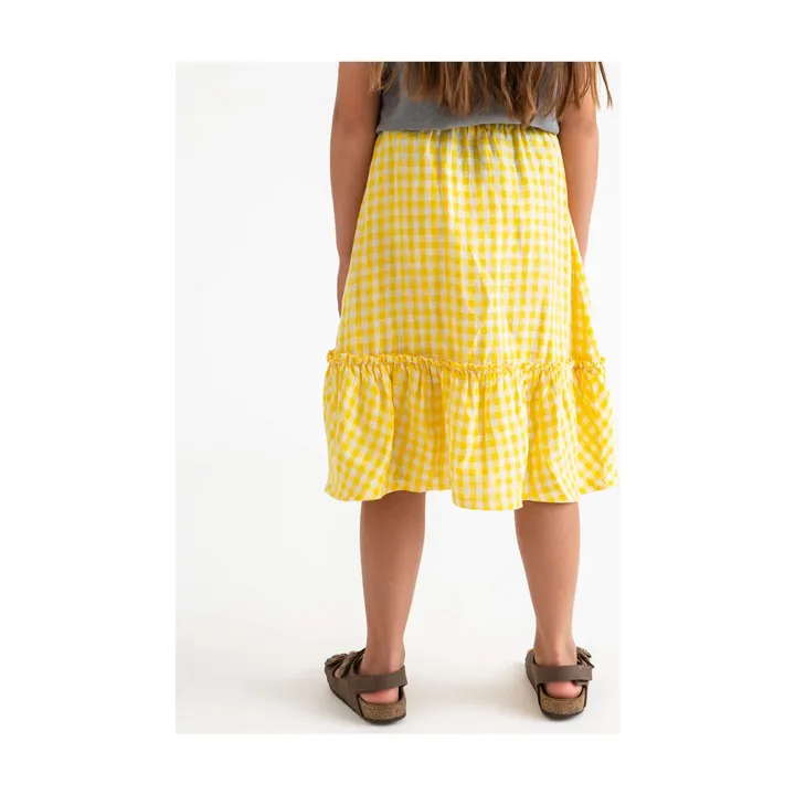 Matona Jupe Vichy Lin | Jaune